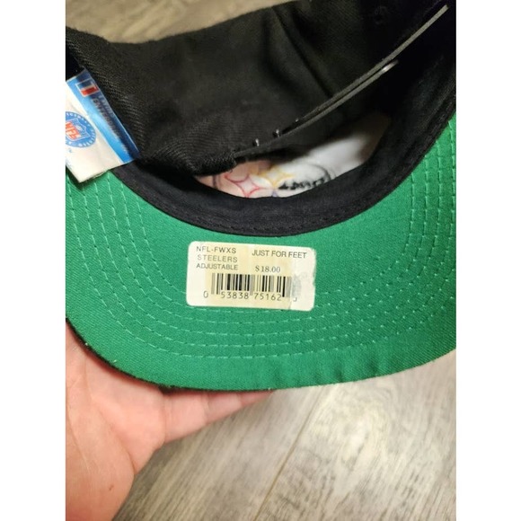 New Vintage 90s Pittsburgh Steelers Twins Wool NFL Snapback Hat Cap - Picture 3 of 6